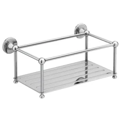 Chatsworth 1928 Traditional Large Bottle Rack - Chrome -Ideal Standard Store 004chtdetail2