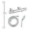 Grohe G1000 Performance Low Pressure Euphoria Shower Set -Ideal Standard Store 120141 d3