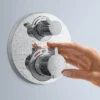 Hansgrohe Ecostat S Thermostat 1 Function Concealed Finish Set -Ideal Standard Store 15757000 d1