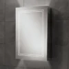 HIB Edge 50 LED Illuminated Aluminium Mirror Cabinet -Ideal Standard Store 49400 l