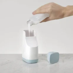 Joseph Joseph Slim Compact Soap Dispenser - White/Blue -Ideal Standard Store 70503 d3