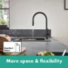 Hansgrohe Talis M54 Single Lever Kitchen Mixer 210 With Pull Out Spray - Matt Black 1 Hansgrohe Talis M54 Single Lever Kitchen Mixer 210 With Pull Out Spray - Matt Black -Ideal Standard Store 72800670 d6