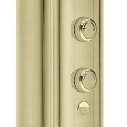 AQUAS AquaMax Flex Manual Smart 9.5KW Brushed Brass Electric Shower -Ideal Standard Store a000524 d1