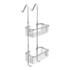 Alberta 2 Tier Hanging Shower Caddy - Chrome -Ideal Standard Store acsb11 d1n
