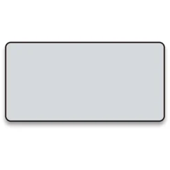 Arezzo Matt Black Framed Bathroom Mirror - 1400 X 700mm -Ideal Standard Store az147cvmb d1