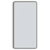 Arezzo Matt Black Framed Bathroom Mirror - 1400 X 700mm