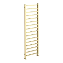 Arezzo Cube Brushed Brass 1600 X 500 Heated Towel Rail -Ideal Standard Store az165bbsq d2