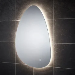 Arezzo 550 X 800mm Teardrop LED Backlit Bathroom Mirror With Anti-Fog 13 Arezzo 550 X 800mm Teardrop LED Backlit Bathroom Mirror With Anti-Fog -Ideal Standard Store az1703mb d4