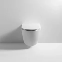 Arezzo Matt White Rimless Wall Hung Toilet Incl. Soft Close Seat -Ideal Standard Store az233wmw d3