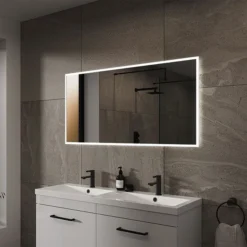 Arezzo 700 X 500mm LED Illuminated Bathroom Mirror With Shaver Socket & Anti-Fog -Ideal Standard Store az6270mb d1