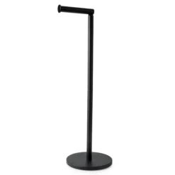 Arezzo Black Free Standing Toilet Roll Holder