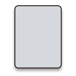 Arezzo Matt Black 800 X 600 Rectangular Mirror 7 Arezzo Matt Black 800 X 600 Rectangular Mirror -Ideal Standard Store az68cvmb d1