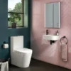 Arezzo 400 X 220mm Curved Wall Hung 1TH Cloakroom Basin -Ideal Standard Store az78204 d2