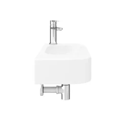 Arezzo 710 X 275mm Curved Wall Hung 1TH Basin -Ideal Standard Store az78517 n d3