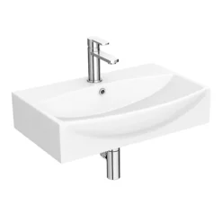 Arezzo 600 X 400 Modern Wall Mounted / Counter Top 1TH Basin -Ideal Standard Store az814d n d1