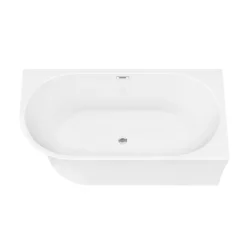 Arezzo 1500 X 750 Modern Curved Corner Bath -Ideal Standard Store azc15 n d2