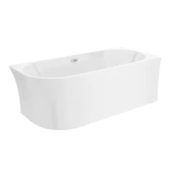 Arezzo 1700 X 750 Modern Curved Corner Bath -Ideal Standard Store azc17 detail1
