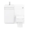 Arezzo 900mm Gloss White Combination Bathroom Suite Unit (inc. Cistern + Square Toilet) -Ideal Standard Store azcbs9d2n