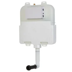 Arezzo Compact Concealed Cistern With Brushed Brass Flush Plate - Round Buttons -Ideal Standard Store azccbrar d2