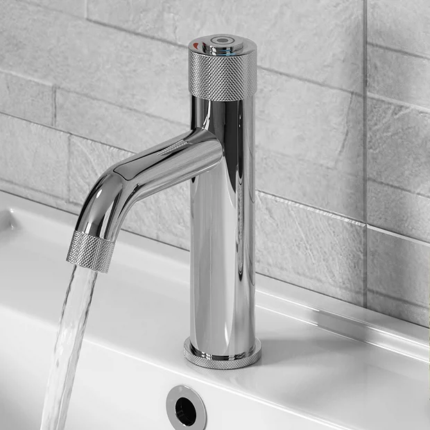 Arezzo Chrome Industrial Style 1-Touch Basin Tap 4 Arezzo Chrome Industrial Style 1-Touch Basin Tap - Image 2