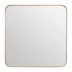 Arezzo Medium 400 X 400 Gold Frame Square Wall Mirror 8 Arezzo Medium 400 X 400 Gold Frame Square Wall Mirror -Ideal Standard Store azm842 d1