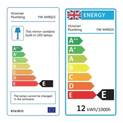 Arezzo 600mm Round Colour Changing LED Illuminated Bathroom Mirror With Bluetooth + Anti-Fog -Ideal Standard Store azmir025 d2