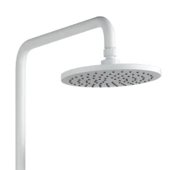 Arezzo Round Thermostatic Shower - Matt White -Ideal Standard Store azmwrd3 d1