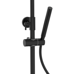 Arezzo Deluxe Cool Touch Round Thermostatic Shower (300mm Head - Matt Black) -Ideal Standard Store azr2ct d3