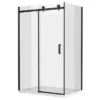 Arezzo Matt Black 1000 X 800 Frameless Sliding Door Shower Enclosure 1 Arezzo Matt Black 1000 X 800 Frameless Sliding Door Shower Enclosure -Ideal Standard Store azsde108newd1
