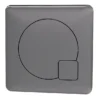 Arezzo Modern Gun Metal Grey Square Flush Plate - 70 X 70mm 1 Arezzo Modern Gun Metal Grey Square Flush Plate - 70 X 70mm -Ideal Standard Store azsqggl