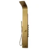 Arezzo Shower Tower Panel - Brushed Brass (Thermostatic) -Ideal Standard Store azstp5bb d6