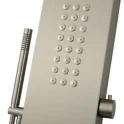 Arezzo Shower Tower Panel - Stainless Steel (Thermostatic) -Ideal Standard Store azstp5ss d5