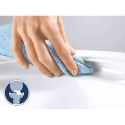 Grohe Essence Rimless Close Coupled Toilet With Soft Close Seat (Bottom Inlet) + FREE TOILET ROLL HOLDER -Ideal Standard Store bauccwc1 d1