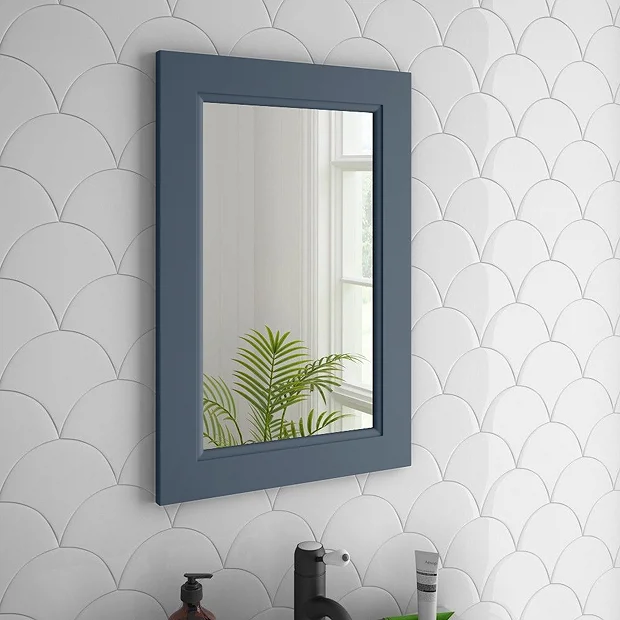 Chatsworth Mirror (600 X 400mm - Blue) 4 Chatsworth Mirror (600 X 400mm - Blue) - Image 2