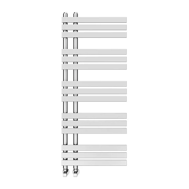 Arezzo Chrome 1200 X 500mm 15 Bars Designer Heated Towel Rail 6 Arezzo Chrome 1200 X 500mm 15 Bars Designer Heated Towel Rail - Image 4