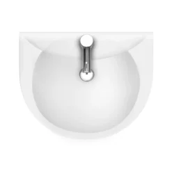 Cove 530mm Basin 1TH With Pedestal 7 Cove 530mm Basin 1TH With Pedestal -Ideal Standard Store c530bp nd1