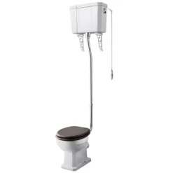 Carlton High Level Bathroom Suite - High Level Toilet Inc. 2TH Basin + Pedestal -Ideal Standard Store carltonhighlevelbathroomsuite detail1
