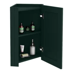 Chatsworth Corner Mirror Cabinet Green 8 Chatsworth Corner Mirror Cabinet Green -Ideal Standard Store cnrmcabgrn d1