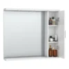 Cove White Illuminated Mirror Cabinet (850mm Wide) -Ideal Standard Store covewhiteilluminatedmirrorcabinet850mmd1