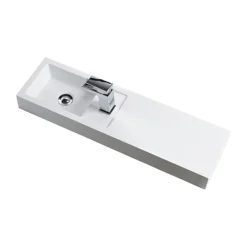 Valencia 800mm Wall Hung Polymarble Basin With Integrated Shelf 7 Valencia 800mm Wall Hung Polymarble Basin With Integrated Shelf -Ideal Standard Store cplus01d1