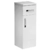 Tavistock Courier 300mm Freestanding Storage Unit - Gloss White -Ideal Standard Store cr30fcw l