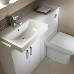 Tavistock Courier 600mm Semi-Countertop Unit & Basin - Gloss White -Ideal Standard Store cr600gw d1n