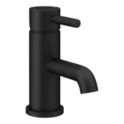 Arezzo Round Matt Black Basin Mono Mixer Tap 9 Arezzo Round Matt Black Basin Mono Mixer Tap -Ideal Standard Store cru20blk l