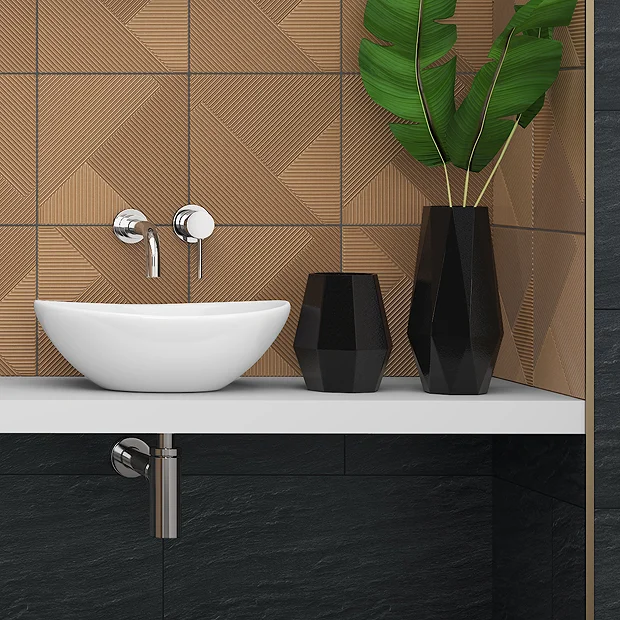 Cruze Round Chrome Wall Mounted (2TH) Basin Mixer Tap 3 Cruze Round Chrome Wall Mounted (2TH) Basin Mixer Tap