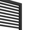 Cruze Designer Heated Towel Rail - Matt Black (1813 X 500mm) -Ideal Standard Store crztr185 d1