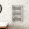 Cruze Curved Heated Towel Rail - W504mm X H850mm- Chrome -Ideal Standard Store crztr58 d2