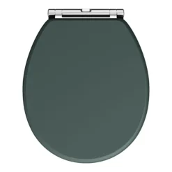 Chatsworth Traditional Green Semi-Recessed Vanity Unit W. Matt Black Handles + Toilet Package 11 Chatsworth Traditional Green Semi-Recessed Vanity Unit W. Matt Black Handles + Toilet Package -Ideal Standard Store csr6wcgrnmb d4