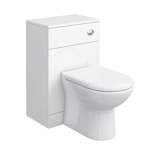 Cove 1050mm Vanity Unit Cloakroom Suite (Gloss White - Depth 300mm) 6 Cove 1050mm Vanity Unit Cloakroom Suite (Gloss White - Depth 300mm) - Image 4