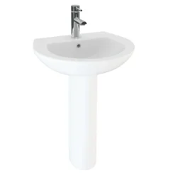 Cove 4 Piece Bathroom Suite (Low Level Toilet Incl. Lever Cistern W. Basin)