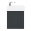 Chatsworth Traditional Graphite 560mm Wall Hung Vanity -Ideal Standard Store cwh560blk d7
